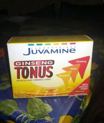 JUVAMINE GINSENG TONUS AMPOULES